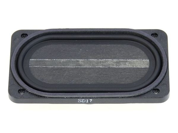 Visaton SC 5.9 FLX, Full rekkevidde, 4 W, Rektangulær, 5 W, Svart, 141 Hz