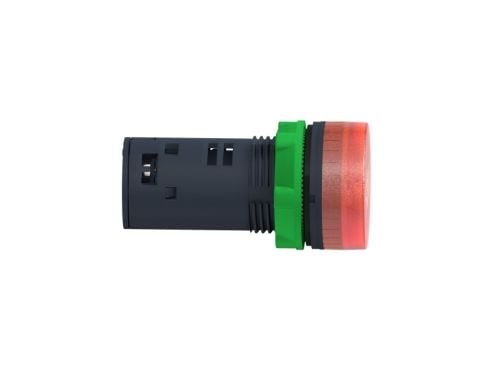 Schneider Electric XB5KS2B4 Summer kan belyses, med lampefatning (L x B x K) 55 x 29 x 29 mm Rød 1 stk