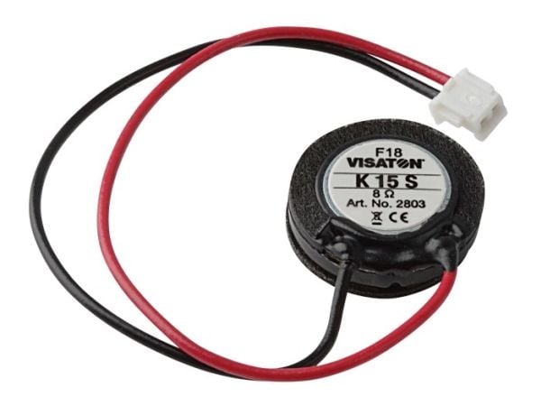 Visaton K 15 S, Full rekkevidde, 0,25 W, Rund, 0,5 W, 8 O, 800 - 20000 Hz