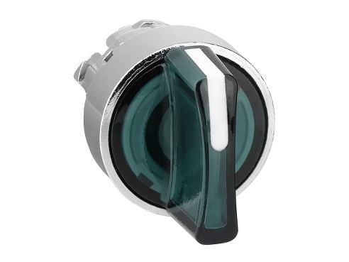 Schneider Electric ZB4BK1833 Valintakytkimen etuelementti voidaan nollata (Ø) 22 mm Kromi, vihreä 1 kpl