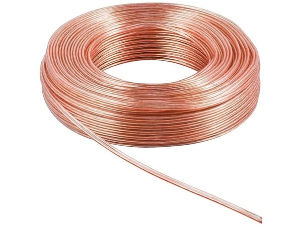 Goobay 67717, Kobberkledd aluminium (CCA), 25 m, Hvit