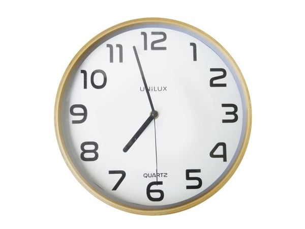 Unilux Baltic, Vegg, Quartz clock, Rund, Tre, Tre, Glass