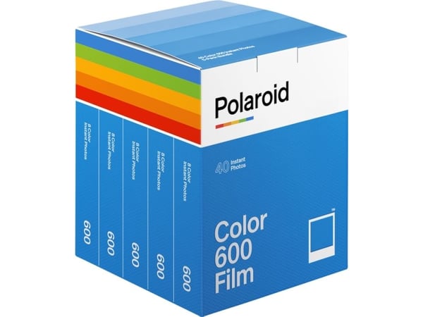 Polaroid - Färgfilm för snabbframkallning - 600 - 8 exponeringar - 5 kassetter