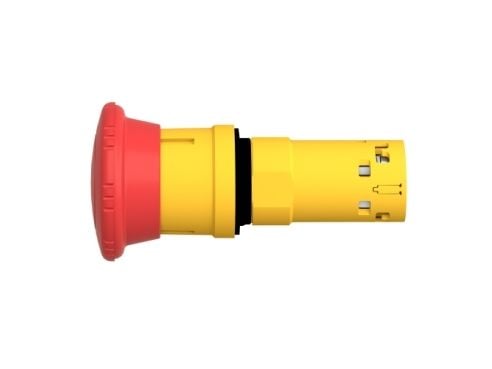 Schneider Electric Sikkerhetstrykknapp 22mm 1R IP54 ved rotasjon XB7NS8442