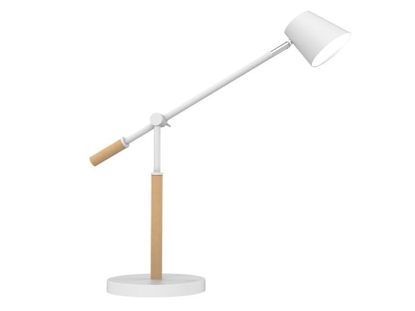 Unilux Vicky bordslampa vit/trä