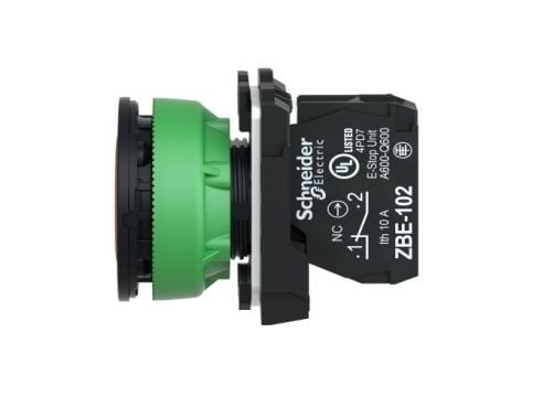 Schneider Electric XB5F, Nappi, XB5, IP66, IK03, Luokan II, 36,6 mm