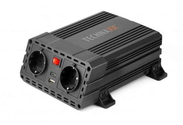 Technaxx TE19, yleiskäyttöinen, automaattinen, 12 V, 600 W, 230 V, DC-AC, DC-to-AC