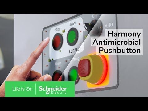 Schneider Electric XB5F, Nappi, IP66, IK03, Luokan II, 36,6 mm, 55 mm