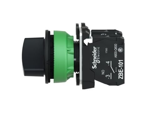 Schneider Electric XB5F, Musta, IP66, IK03, 36,6 mm, 73 mm, 42 mm