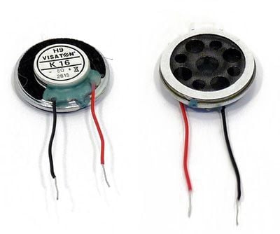 Visaton K 16, 0,5 W, Pyöreä, 1 W, 8 O, 700 - 20000 Hz, Musta
