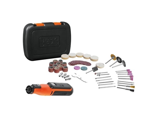 BLACK+DECKER BCRT8IK-XJ - Roterende verktøy - trådløs - 5-speed - 7.2 V