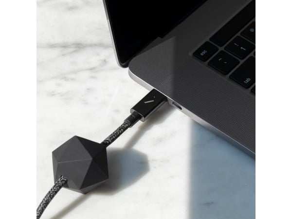 Native Union Desk, 2,4 m, USB C, USB C, USB 2.0, 0,48 Gbit/s, Sort