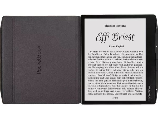 PocketBook - Lommebok for eBook-leser - polyuretan (PU) - shiny beige