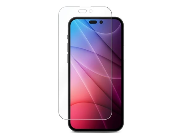 eSTUFF Titan Shield - Skjermbeskyttelse for mobiltelefon - glass - blank (en pakke 25) - for Apple iPhone 14 Pro