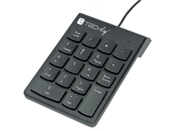 Techly IDATA KP-BLKTY, USB, 18, Laptop/PC, 1,3 m, Sort