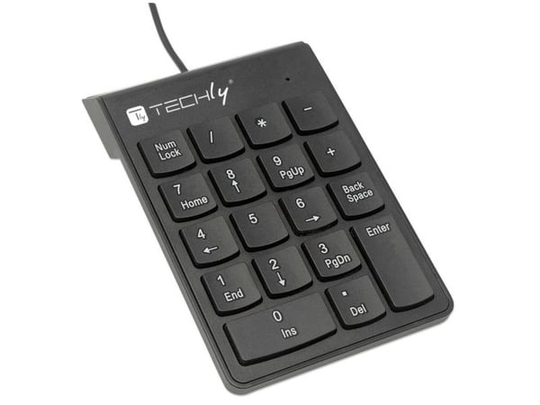 Techly IDATA KP-BLKTY, USB, 18, Laptop/PC, 1,3 m, Sort