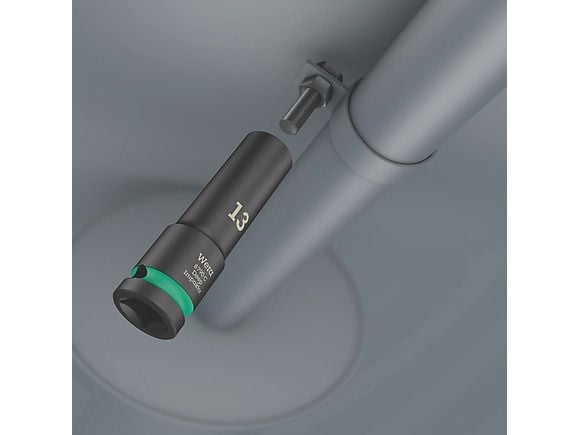 Wera 05004841001, Kraftpipesett, Sort, 11 hoder, 1/2", Metrisk, 13,14,15,16,17,18,19,21,22,24,27 mm