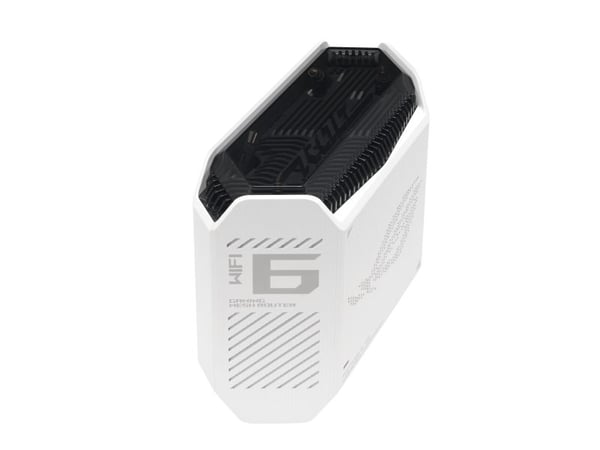 ASUS ROG Rapture GT6 - Wi-Fi-system - (ruter) - inntil 270 kvm - maske 1GbE, 2.5GbE - Wi-Fi 6 - Dobbeltbånd