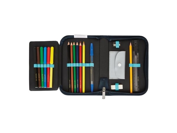 Herlitz Dreamy Unicorn, 19 stykker, Flerfarget, Marineblå, Polyester, Mønster, 205 mm, 38 mm