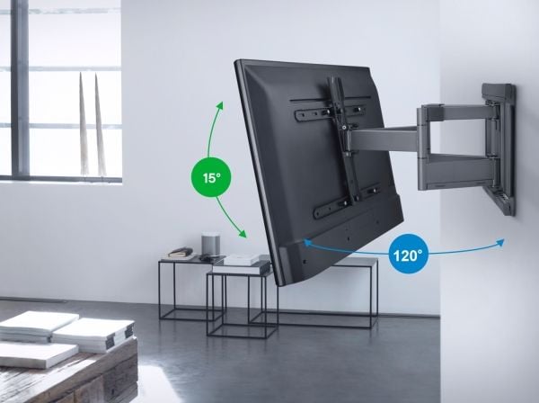 WM5660 dynamiskt svängbart TV-väggfäste 42-95" VESA 600x400 90 kg