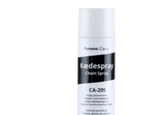 Kædespray 500ml spray. Fremragende til smøring af kæder, samlinger, lejer m.m.