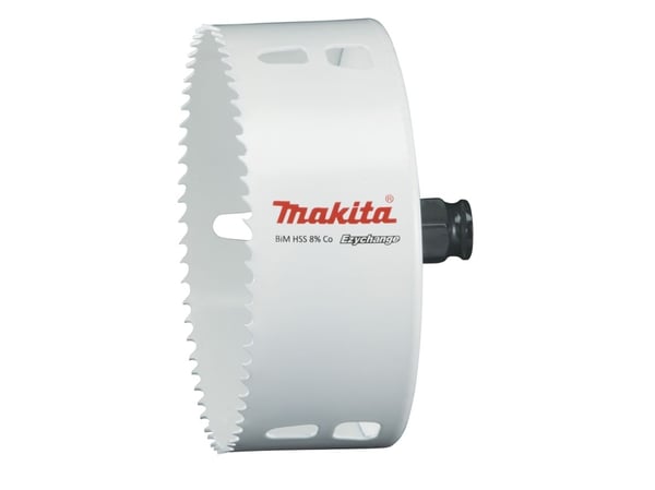 Makita E-04036, Single/enkelt, Drill, Stål, Aluminium, Plast, Tre, Rustfritt stål, Hvit, Bimetall, 4,4 cm