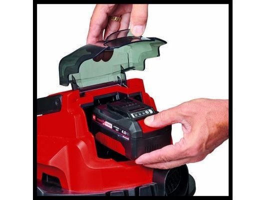 Einhell TC-VC 18/15 Li-Solo, Trommelvakuum, Tørr & våt, Støv pose, 15 l, 72 dB, Sort, Rød - SOLO