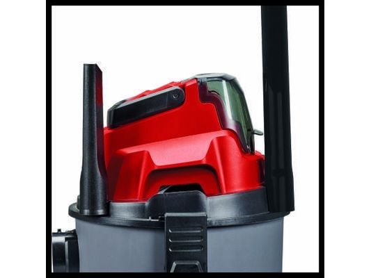 Einhell TC-VC 18/15 Li-Solo, Trommelvakuum, Tørr & våt, Støv pose, 15 l, 72 dB, Sort, Rød - SOLO
