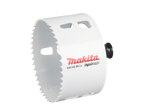Makita E-03969, Enkel, borr, stål, aluminium, plast, trä, rostfritt stål, vit, bimetall, 4,4 cm