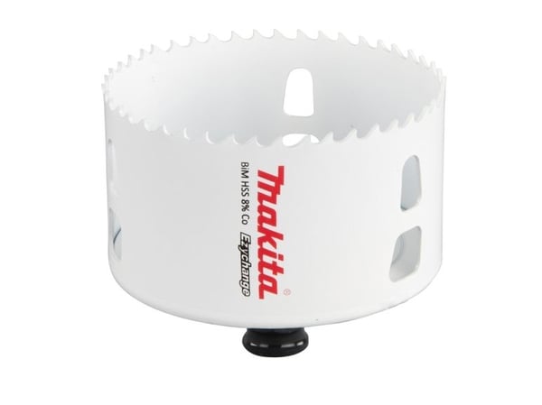 Makita E-03969, Enkel, borr, stål, aluminium, plast, trä, rostfritt stål, vit, bimetall, 4,4 cm