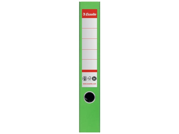 Esselte - Spakbågesfil - ryggbredd: 50 mm - för A4 (210 x 297 mm) - kapacitet: 350 ark - grön