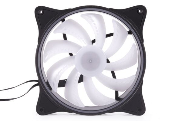 Alphacool Rise Aurora PWM-vifte - 140 mm, svart