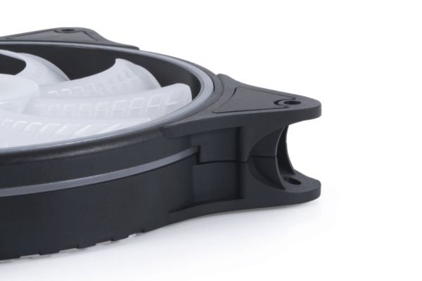 Alphacool Rise Aurora PWM-vifte - 140 mm, svart
