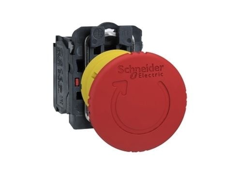 Schneider Electric XB5, Nappi, IP66, IK03, Luokan II, 40 mm, 82 mm
