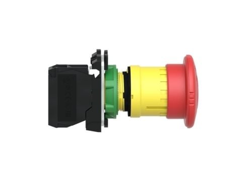 Schneider Electric XB5, Nappi, IP66, IK03, Luokan II, 40 mm, 82 mm