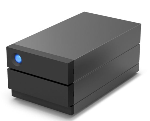 LaCie 2big RAID STHJ40000800 - Harddiskarray - 40 TB - 2 brønner (SATA-600) - HDD 20 TB x 2 - USB 3.2 Gen 2 (ekstern) - med 5-års Rescue Data Recov...