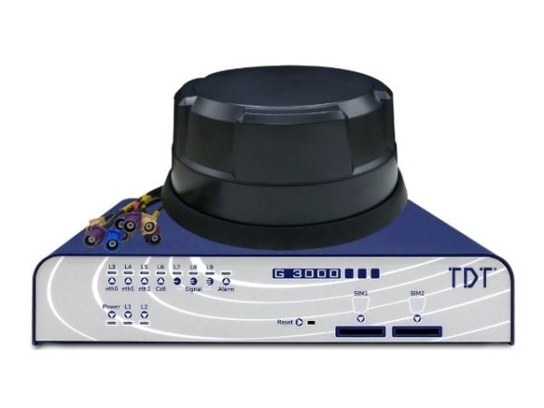 TDT KFZ-Router G3000-LW ELW 5G/LTE/ Dual-SIM/WLAN/GPS/inkl. 5G-Dachanten