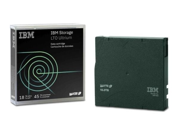 IBM - LTO Ultrium 9 - 18 TB / 45 TB - uetikettert - grønn