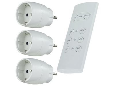 REV 0085500103, Trådløs, 434 MHz, Innendørs, Hvit, 0 - 30 m, 3680 W