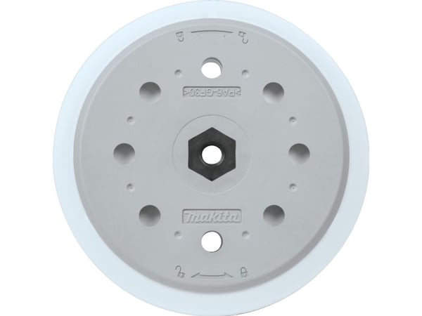 Makita - Ryggingspute - 150 mm - rund - grovkorn: super soft - for Makita BO6050J