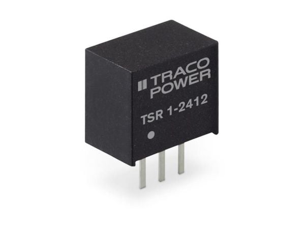 TracoPower TSR 1-2490 DC/DC-muunnin, piirilevy 24 V/DC 9 V/DC 1 A 8 W Lähtöjen määrä: 1 x