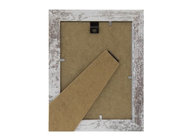 ZEP Nelson 6, Enkel bilderamme, MDF, Ull, Hvit, Bord, Vegg, 40 x 50 cm, Rektangulær