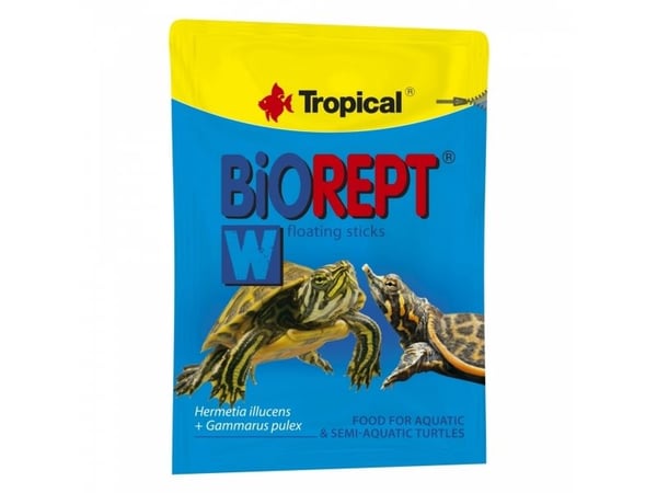 Tropical Biorept W, Akvariefisk, Tørr fiskemat, Stang, Vitamin A, Vitamin C, Vitamin D3, Vitamin E, Kopper, Kobbersulfat, Jod, Strykejern, Molybden...