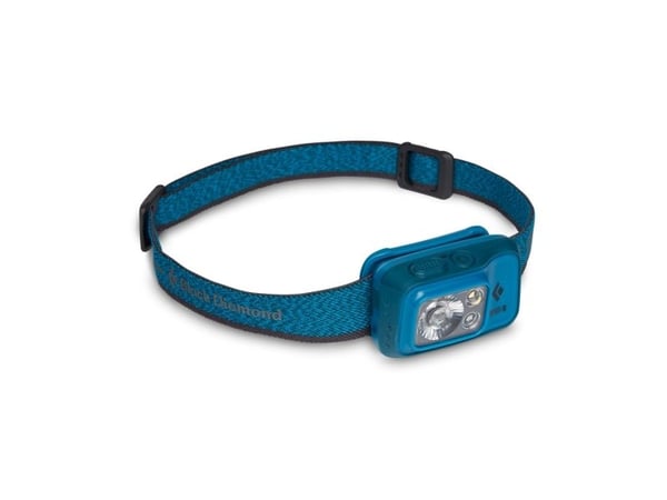 Black Diamond Spot 400-R, Hodebåndslommelykt, Blå, Knapper, 1 m, IP67, 400 lm