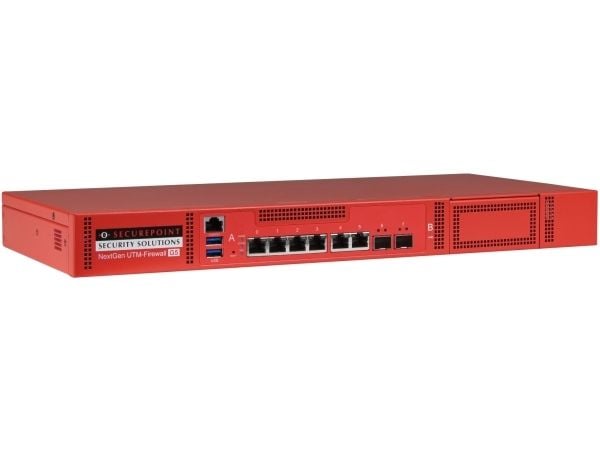 Securepoint RC300S G5, 13 Gbit/s, 1,5 Gbit/s, 100 bruker(e), AES, Koblet med ledninger (ikke trådløs), RJ-45
