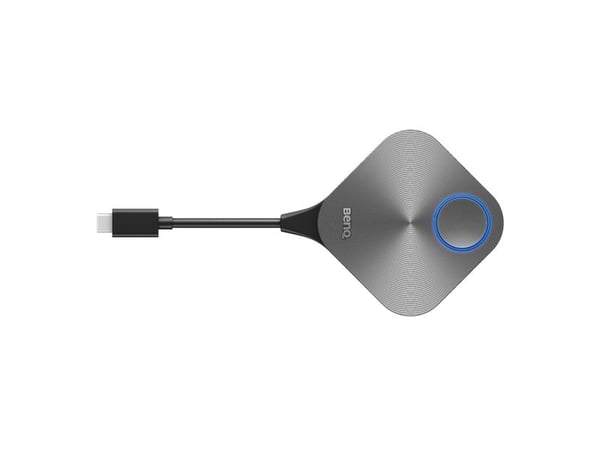 BenQ TWY31 - Nettverksmediestrømadapter - USB-C - Wi-Fi 5 - sølvgrå