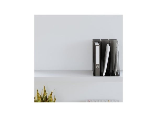 Alba MESHMAG N, Stål, Sort, A4, Magasiner, Rektangel, 85 mm