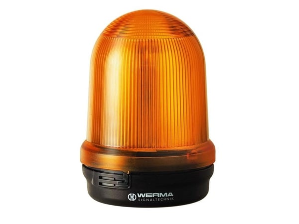 Werma 826.300.00, Keltainen, Polykarbonaatti (PC), -20 - 50 °C, IP65, 12 - 230 V, 9,8 cm