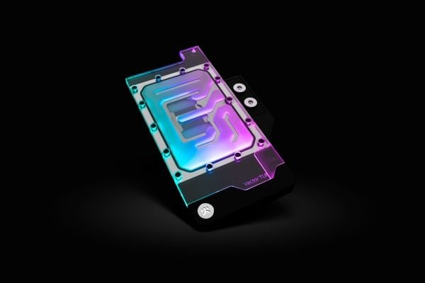 EK Water Blocks 3831109836484, Vannblokk, Akryl, Kopper, Sort, Nickel, Gjennomsiktig, 3-pin, 1/4", Grafikkort