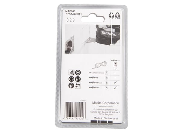 Makita B-66391, Vaihtoterä, Musta, 40 mm, 53 mm